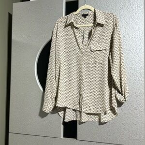 PIEONE Women's Size Small Utility Button-Up
Blouse Top .Size Large